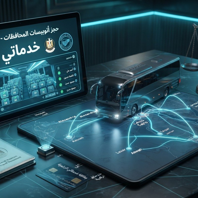 حجز أتوبيسات بين المحافظات (جو باص / اتوبيس العاصمة /شرق الدلتا  / اتوبيسي)
